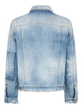 DSQUARED2 rainbow wash denim jacket