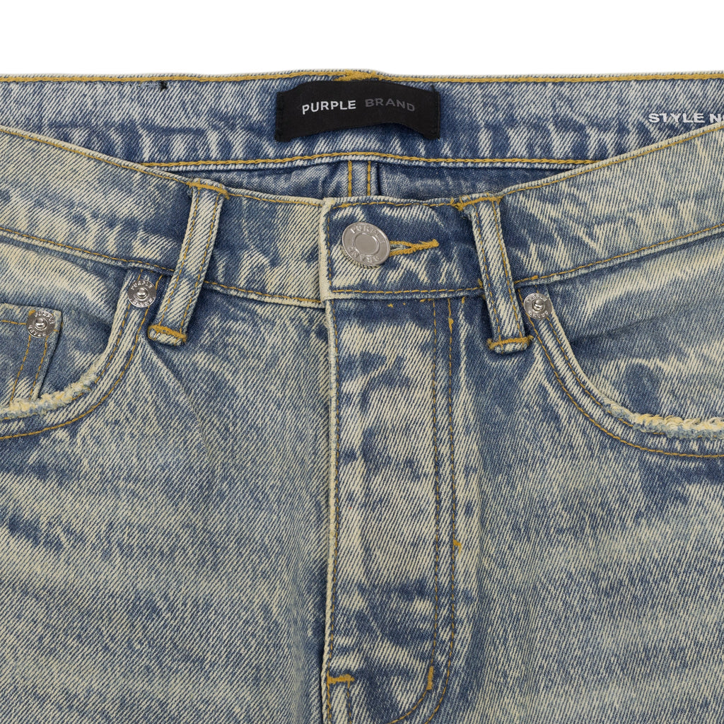 Light Indigo Sunshine Coated Skinny Jeans