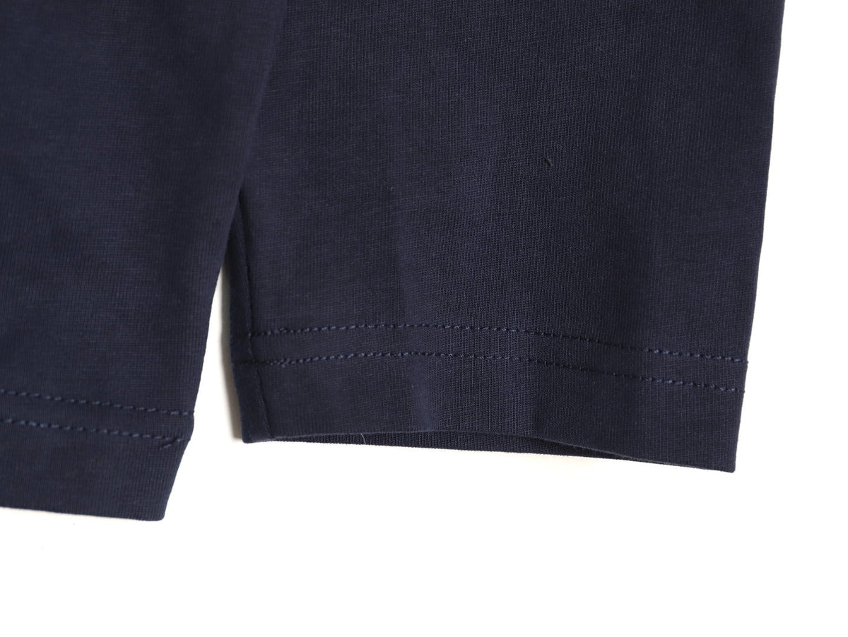 Prada PRD Neck-Label Relaxed Pullover Hoodie - Navy